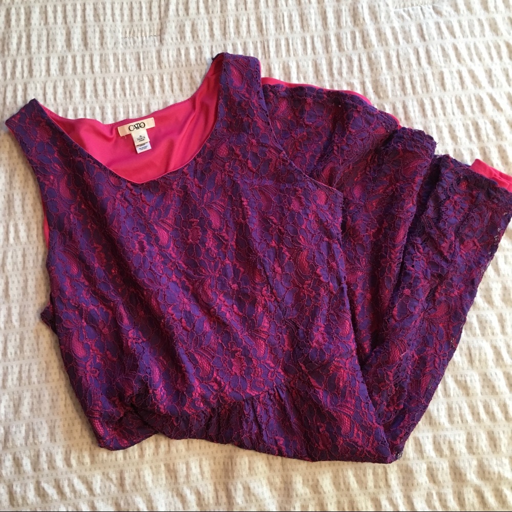 Cato Lace Textured Dress